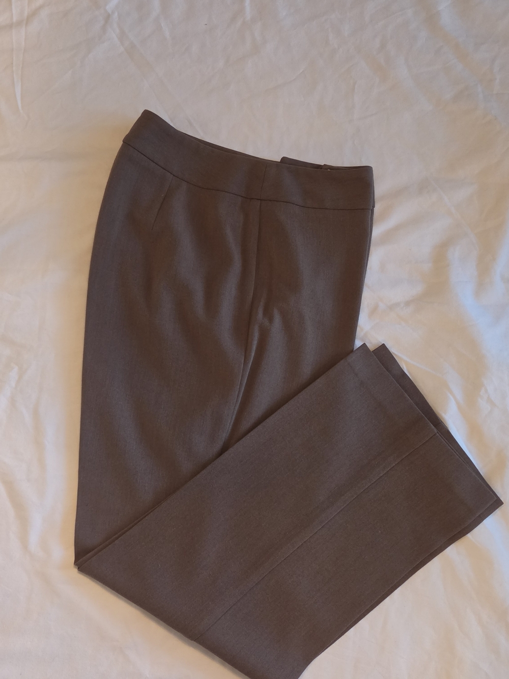 Investments Brown Straight Dress Pants - Petite 6